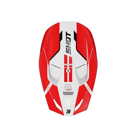 Casque Shot Moto Cross Furious Bolt Red Glossy