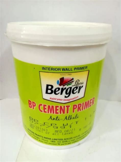 Berger Bp Cement Primer Ltr At Rs Bucket In Kolkata Id