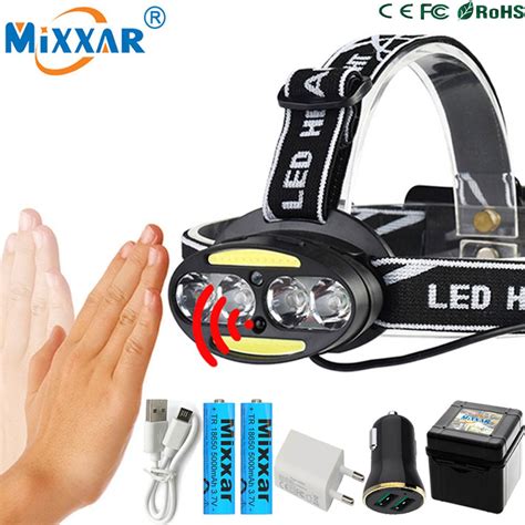 Zk Inductive Body Motion Ir Sensor Led Head Lamp Light