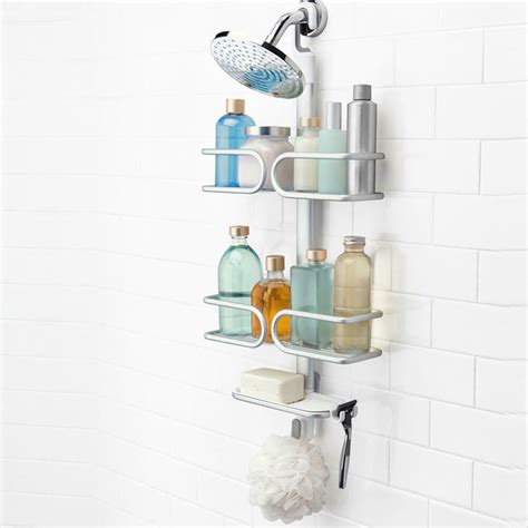 Oxo 3 Tier Aluminum Shower Caddy Rustproofandspacious Storage