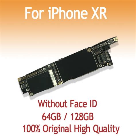 For Iphone Xr 100 Unlocked Original Motherboard Without Face Id 64gb