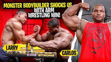 Monster Bodybuilder Carlos Thomas Shocks Us With His Arm Strength And