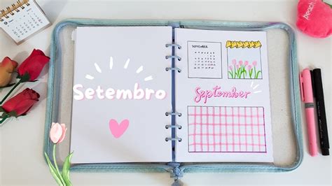 Planeje Se Comigo De Setembro Bullet Journal Youtube