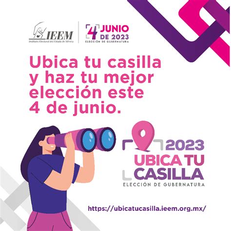 IEEM On Twitter Ubica Tu Casilla Y VOTA Este 4deJunio Para