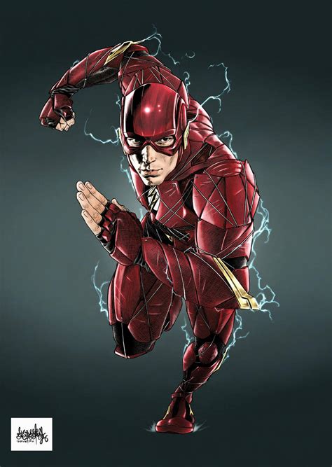 Flash Ezra Miller by garnabiuth on DeviantArt