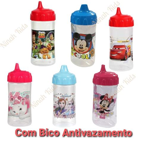 Copo De Treinamento Bebe Disney Bico Redutor De Pingos Shopee Brasil