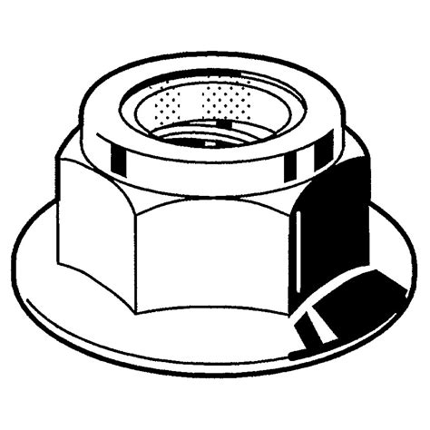 Qualfast M12 Flange Nut N M Insert BZP 8 You Get 10 EBay