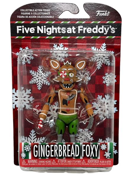 Fnaf Five Nights At Freddys Holiday Gingerbread Foxy Articulated Acti