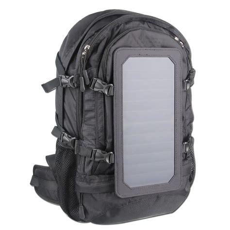 Solar Powered Hiking Backpack Solar Panel Charge For Electronic