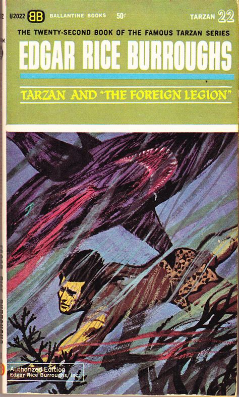 Tarzan And The Foreign Legion Tarzan 22 By Burroughs Edgar Rice Very