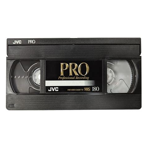 Jvc E180 Pro Vhs Cassette Tape Retro Style Media