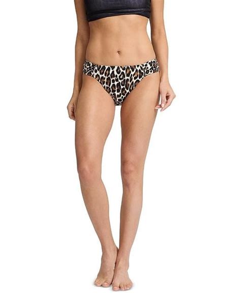 Tommy Bahama Island Cays Leopard Hipster Bikini Bottom In Black Lyst