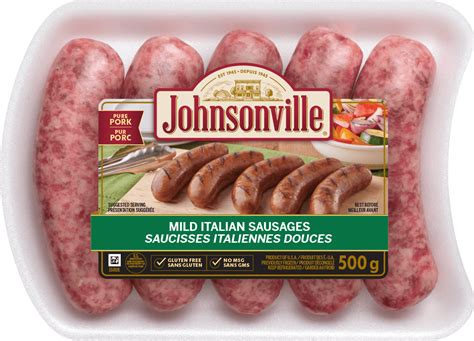 Mild Italian Sausage Johnsonville Ca