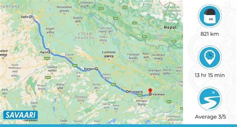 Delhi To Varanasi Distance By Road Time And Other Useful Travel