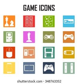 Pubg Game Glyph Icons Vector Illustration Stock Vector Royalty Free