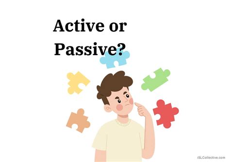 Active Or Passive Challenge General English ESL Powerpoints