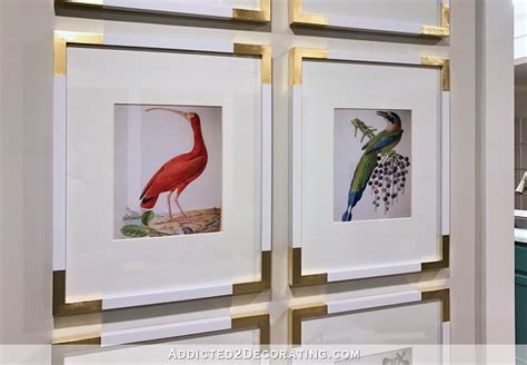 New Living Room Artwork - Gallery Wall Of Bird Illustrations - Addicted ...