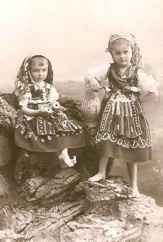 Portuguese Infantas Maria Benedita And Isabel Maria In Traditional