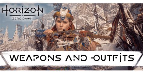 List Of All Equipment Horizon Zero Dawn｜game8