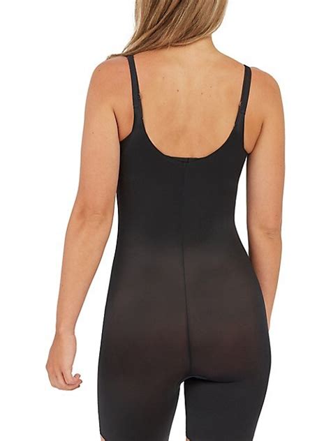 Thinstincts 2 0 Open Bust Mid Thigh Bodysuit