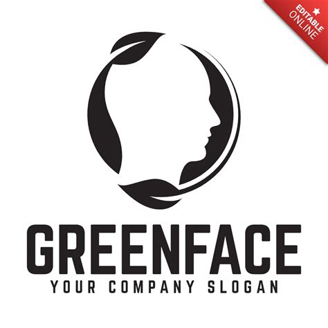 Face Natural Logo Design Template | Free Design Template