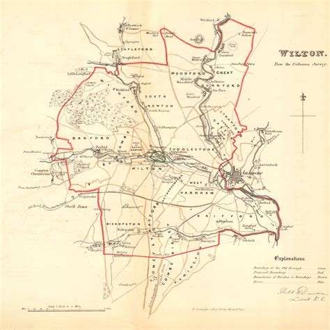 Dawson Robert Antique Plans Of English Borough Towns And County