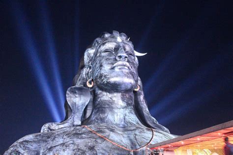 Adiyogi Shiva Statue Night View Discover the magic of the internet at imgur a community powered ...