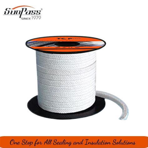 Dispersion Style Fiberglass Impregnated Ptfe Braided Packing With Oil