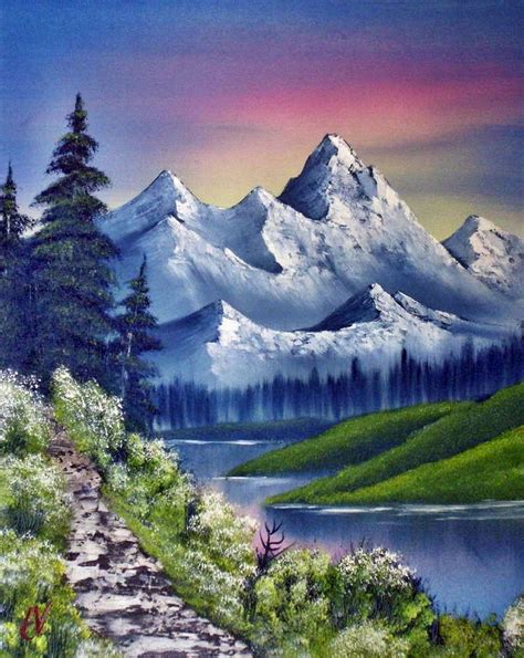 Mountains Mountain Landscape Painting Landscape Paintings Acrylic