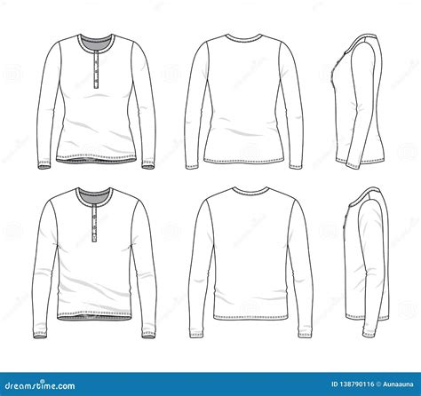 Blank Clothing Templates Cartoon Vector 139121121