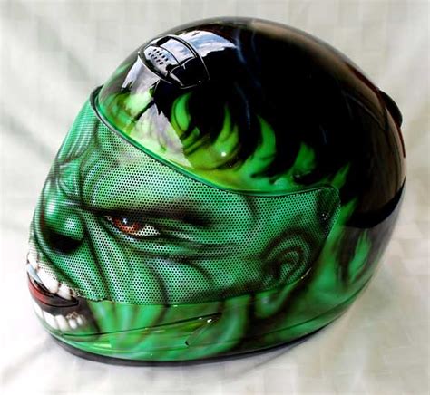 Hulk Helmet Custom Airbrushed Motorcycle Helmet Hulk Them Flickr