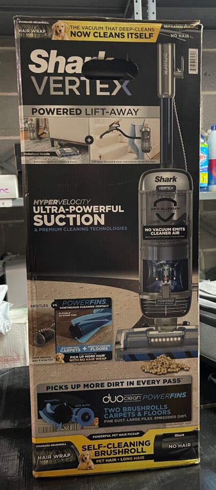 Shark Vertex Powered Lift Away Hypervelocity Upright Vacuum Az