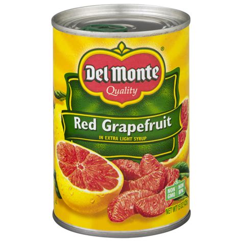 Save On Del Monte Red Grapefruit Segments In Extra Light Syrup Order