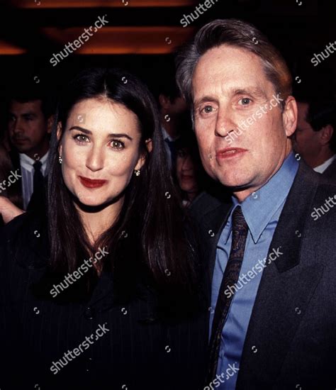 Demi Moore Michael Douglas Editorial Stock Photo Stock Image