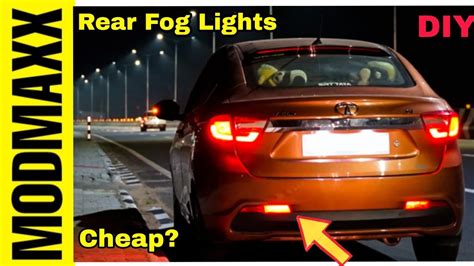 Installing Rear Fog Lights Tata Tigor First In India Youtube