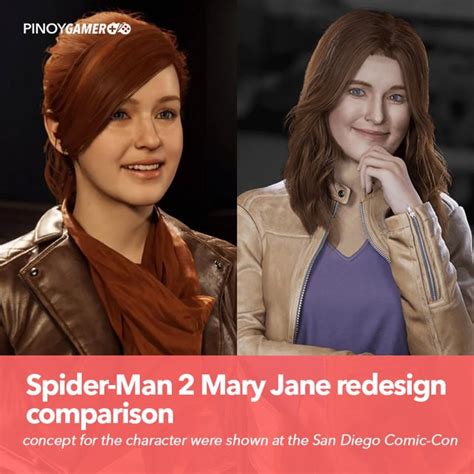 Spider Man 2 Mary Jane Redesign Comparison R Pinoygamer