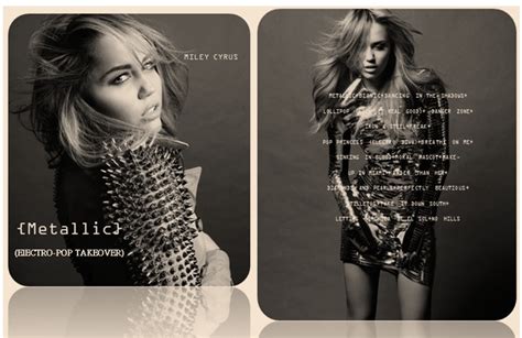 Miley Cyrus 2012 Metallic Album Cover and Tracklist-GnB1011 @ YouTube ...