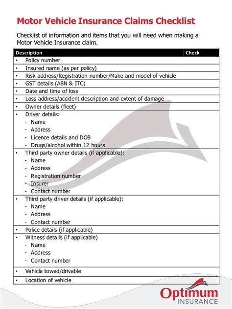 Part 7 Claims Procedure Guide Motor Vehicle Insurance