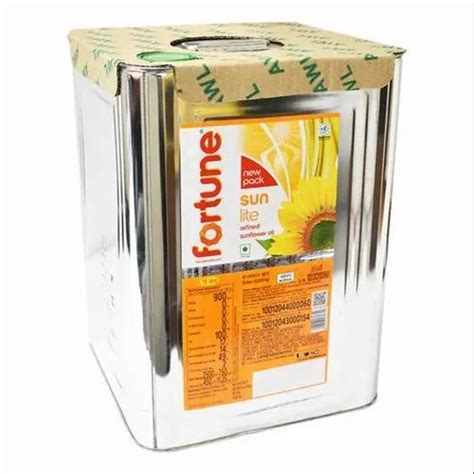 Liquid Mono Saturated Fortune Sunlite Refined Sunflower Oil Packaging