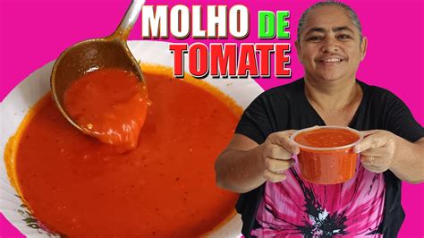 Como Fazer Molho De Tomate Caseiro Passo A Passo Youtube