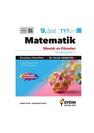 MATEMATİK MANTIK VE KÜMELER 35 YILLIK DENEYİM AYDIN YAYINLARI Zeta