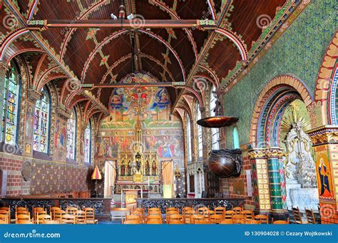 Basilica of the Holy Blood in Bruges, Flemish Region of Belgium. Stock Photo - Image of interior ...