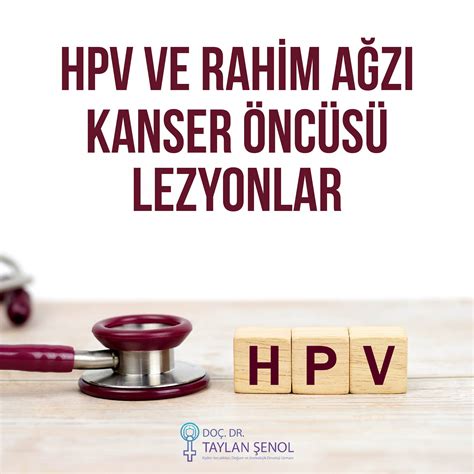 HPV ve Rahim Ağzı Kanser Öncüsü Lezyonlar Hpv Tedavisi Prof Dr