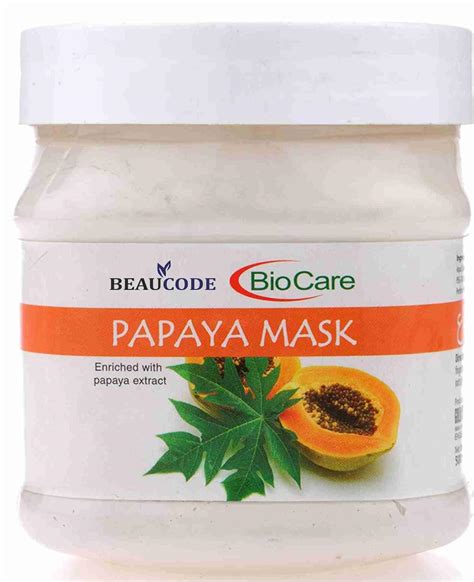 Buy Beaucode Biocare Papaya Face Mask Gm Pack Of For Women Men