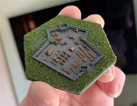 Free Stl File Wargaming Hex Tiles Mighty Empires Buildings Tile Set