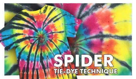 Tie Dye Your Summer Spider Tie Dye Technique