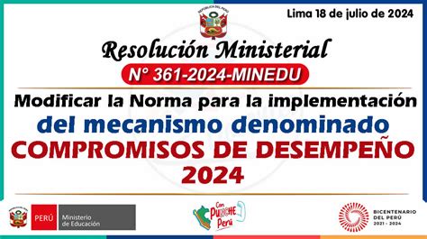 Rm Minedu Modificar La Norma T Cnica Para La Implementaci N