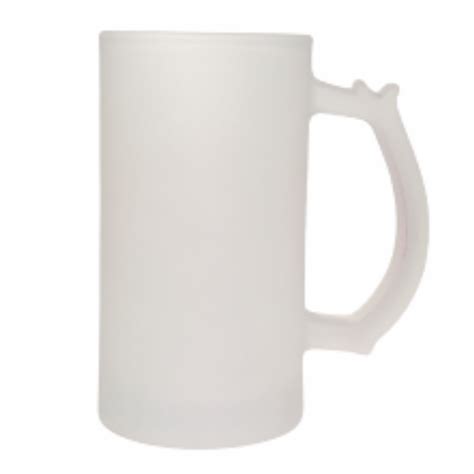 Caneca Chopp Vidro Jateada 460ml para Sublimação Sublime Canecas