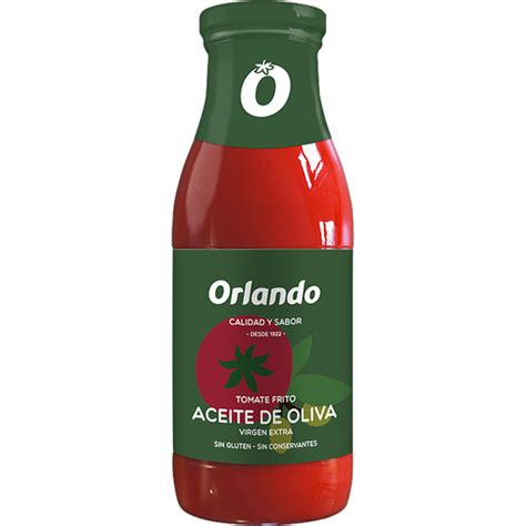 Tomate Frito Con Aceite De Oliva Virgen Extra Sin Gluten Frasco G