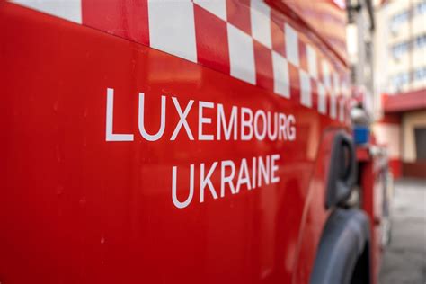 Ukraine Receives Fire Engines Resuscitation Ambulances From Luxembourg